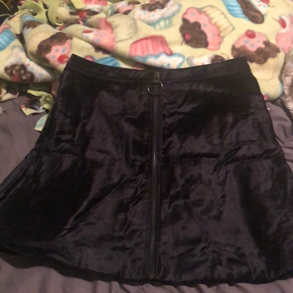 Black skirt free people